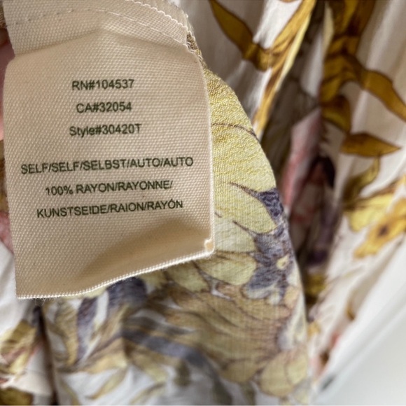 NWT Anthropologie Tiny sunflower wrap dress NWT! - Picture 8 of 13